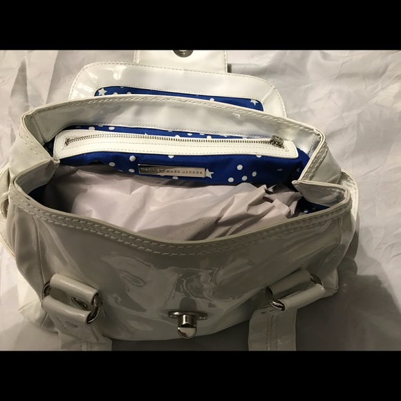 Marc Jacobs White Patent Satchel - Picture 3 of 3